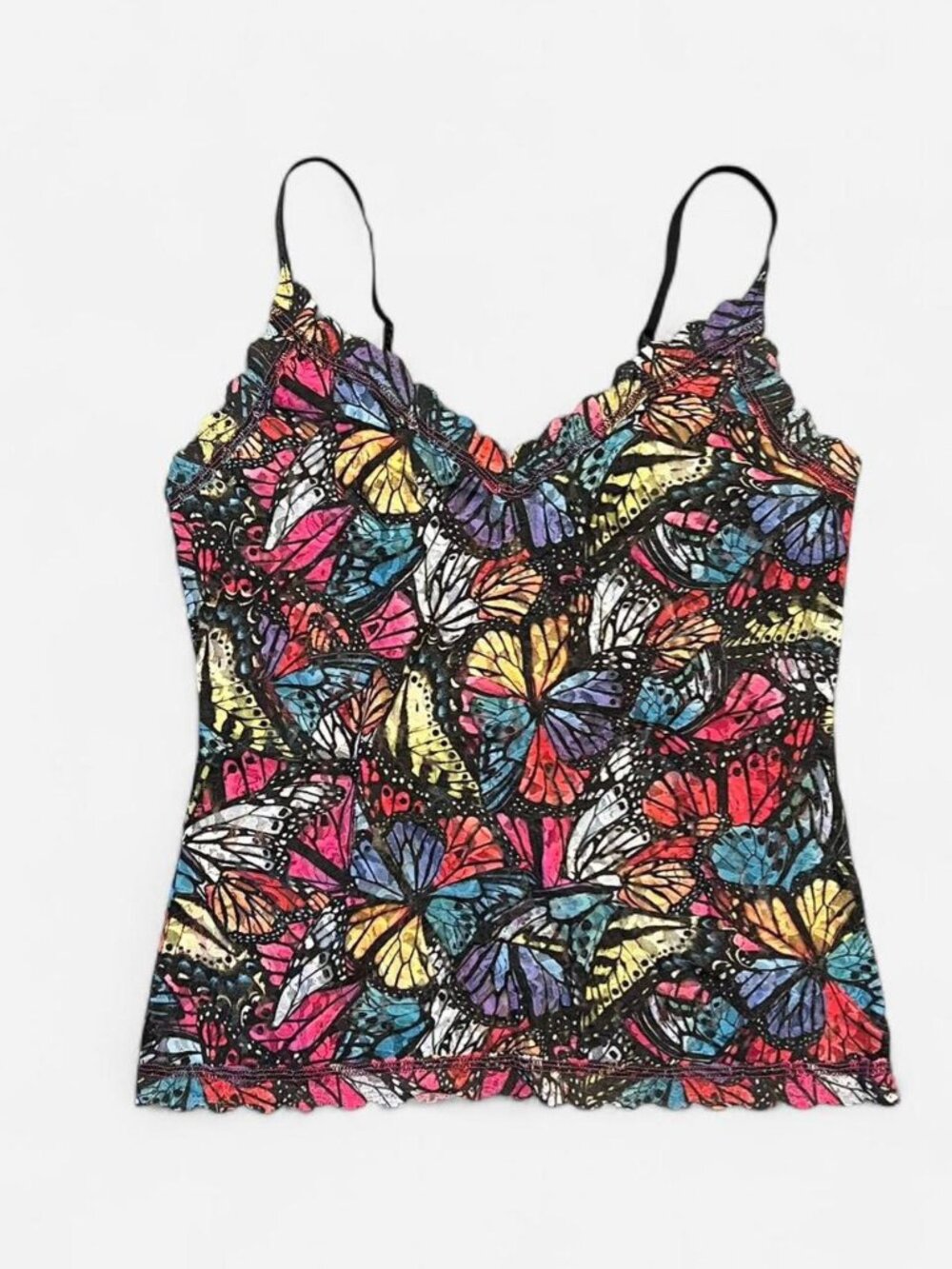 Hanky Panky Butterfly Print Lace Cami